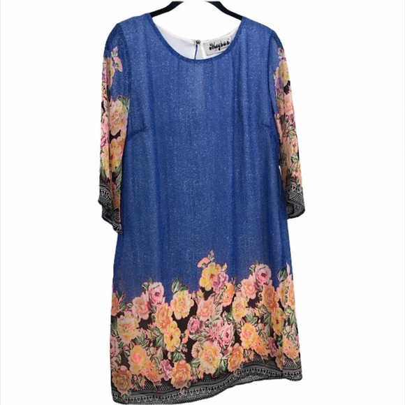 Meghan LA short retro dress boho Med - Picture 1 of 7
